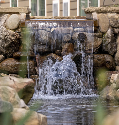 Waterfall at the Birches on Maple